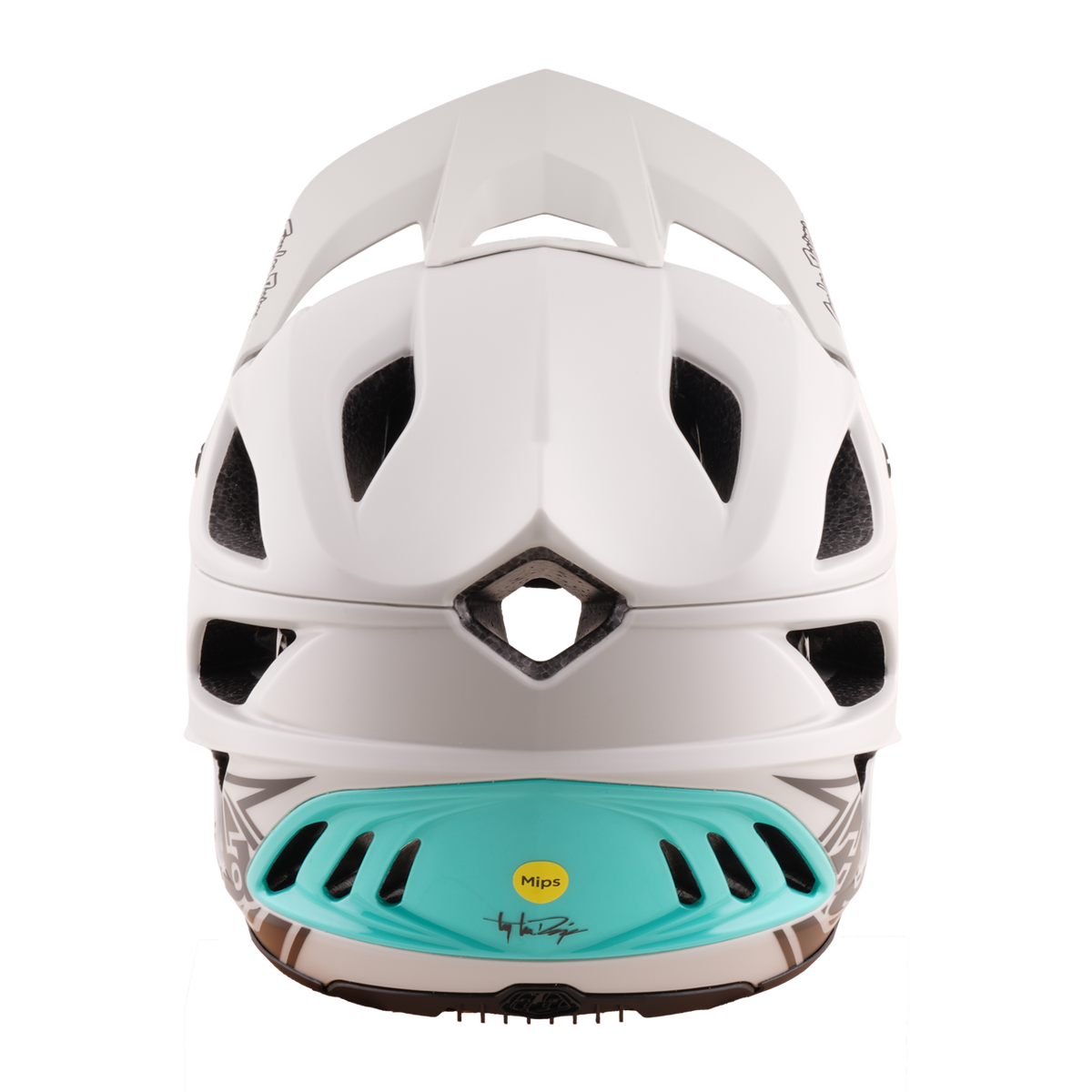 Casque VTT TROY LEE DESIGNS STAGE STUNT DRONE PUMICE Gris/Vert