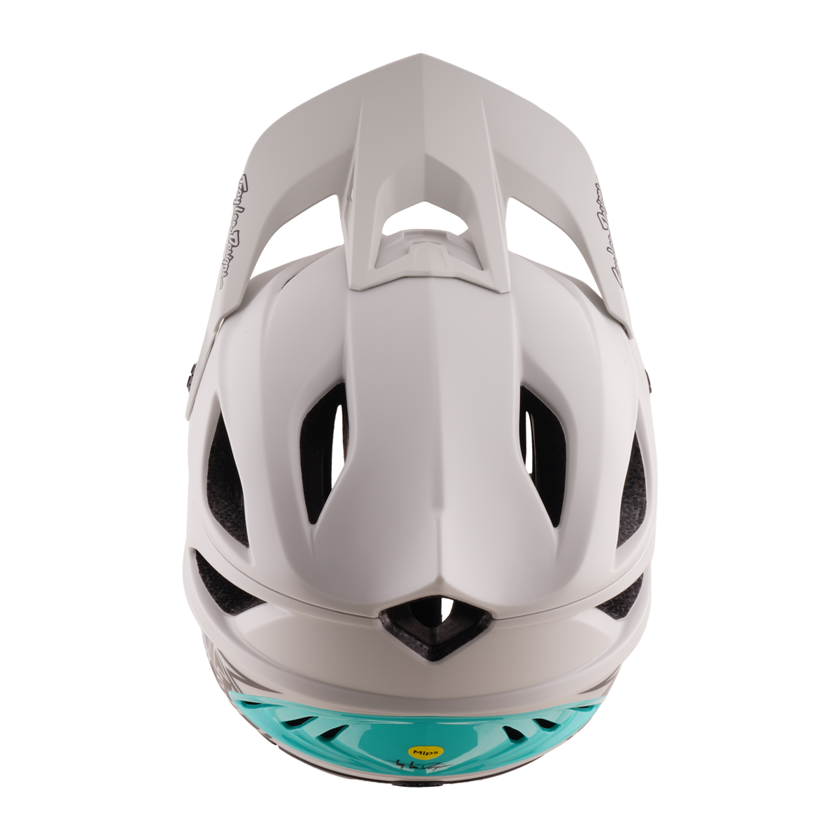 Casque VTT TROY LEE DESIGNS STAGE STUNT DRONE PUMICE Gris/Vert