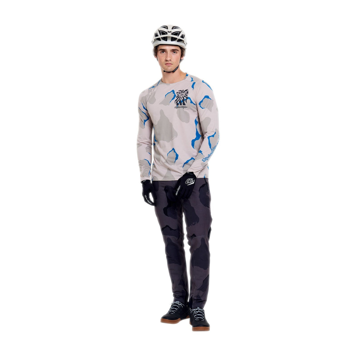 Maillot TROY LEE DESIGNS SKYLINE PRO FLOW CAMO Manches Longues Pumice
