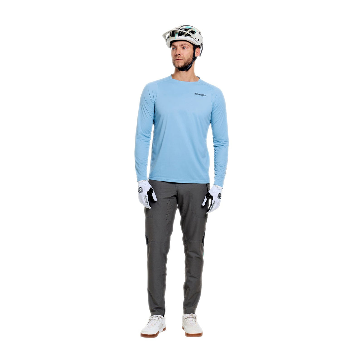 Maillot TROY LEE DESIGNS SKYLINE PRO MONO Manches Longues Bleu