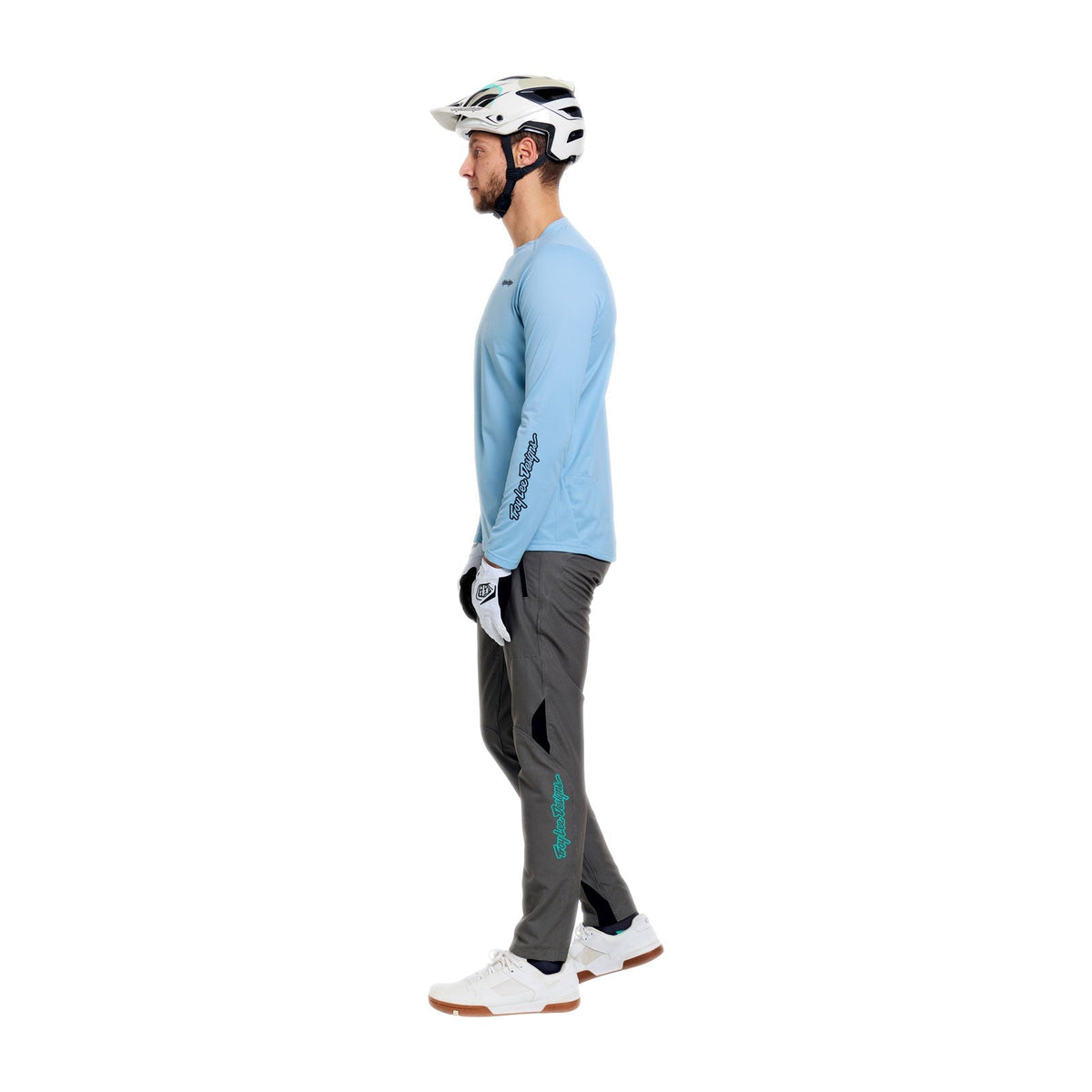 Maillot TROY LEE DESIGNS SKYLINE PRO MONO Manches Longues Bleu