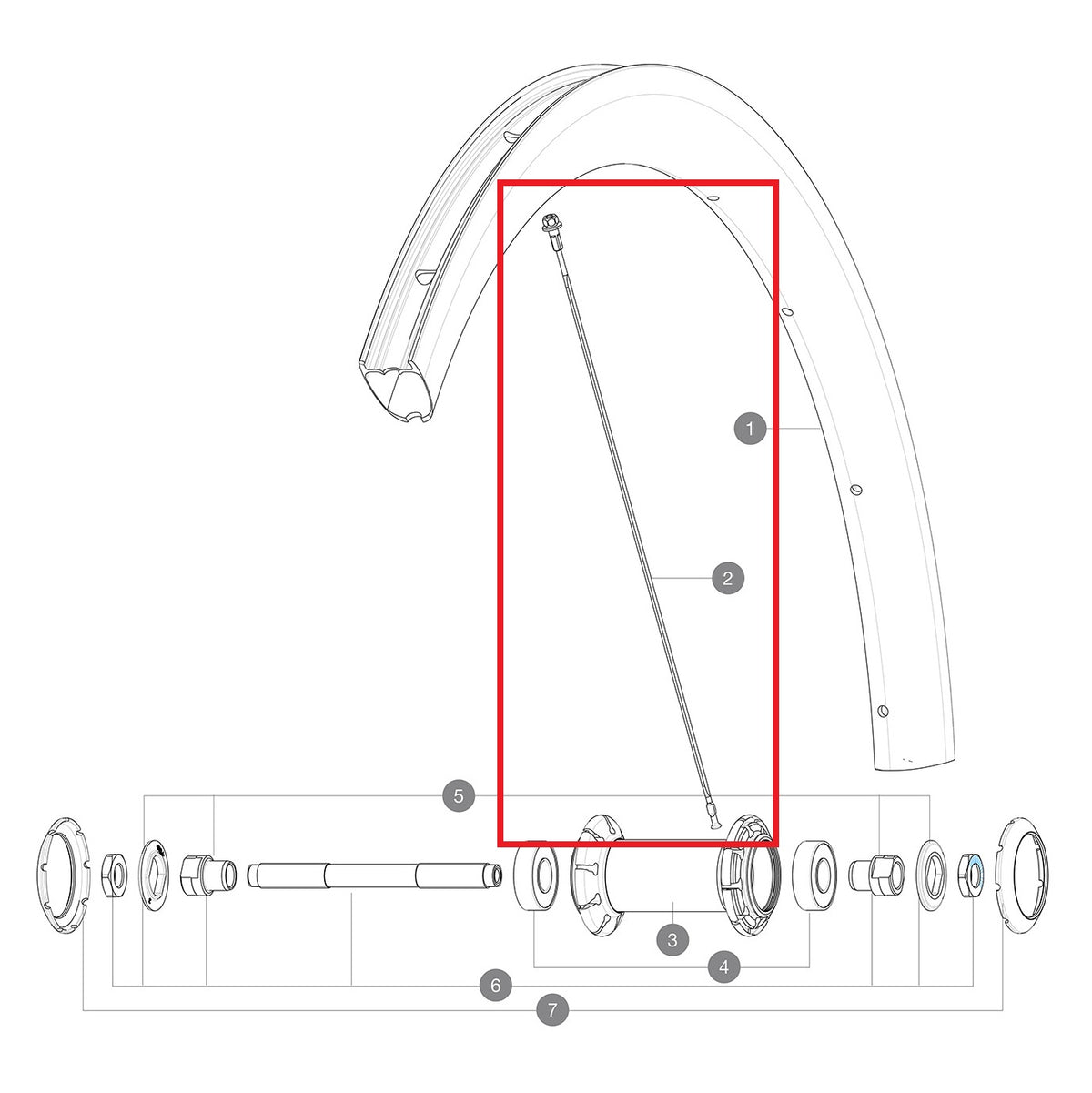 Kit 2 Rayons Av/Ar MAVIC COSMIC PRO CARBON UST 268mm