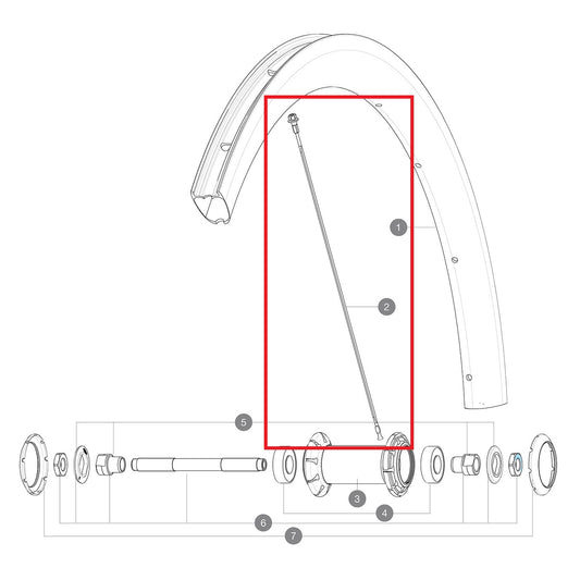 Kit 2 Rayons Av/Ar MAVIC COSMIC PRO CARBON UST 268mm