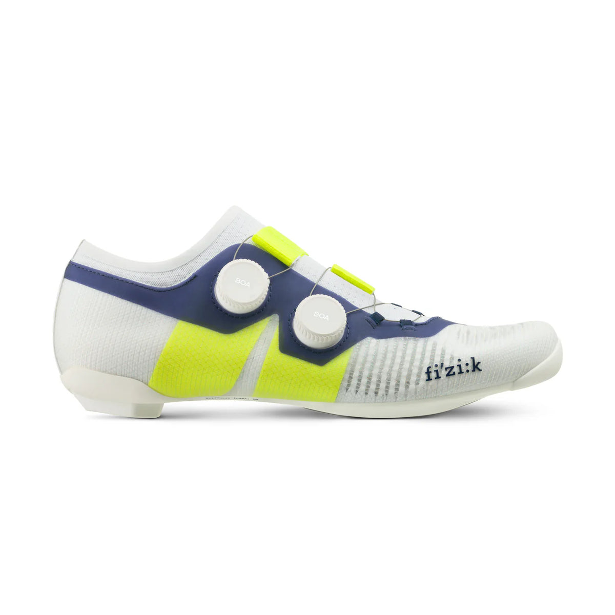 Chaussures Route FIZIK VEGA CARBON Blanc/Bleu/Jaune