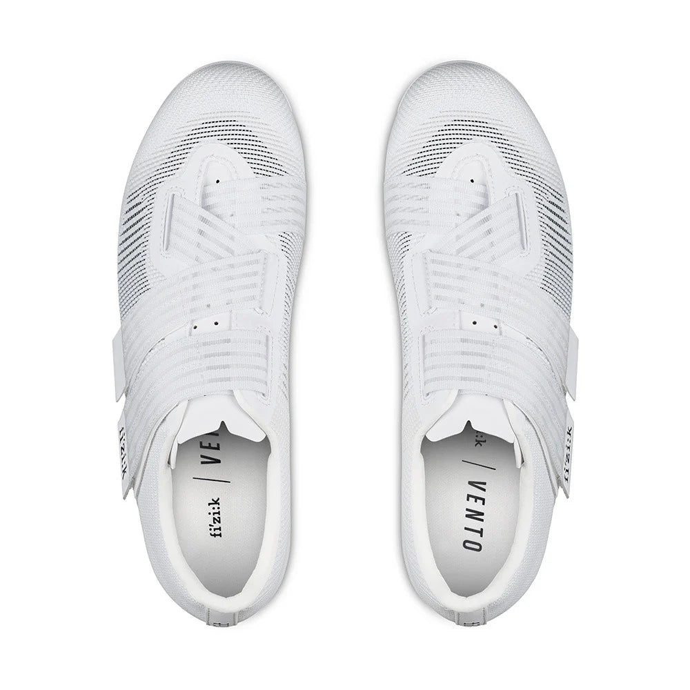 Chaussures Route FIZIK VENTO POWERSTRAP AEROWEAVE Blanc