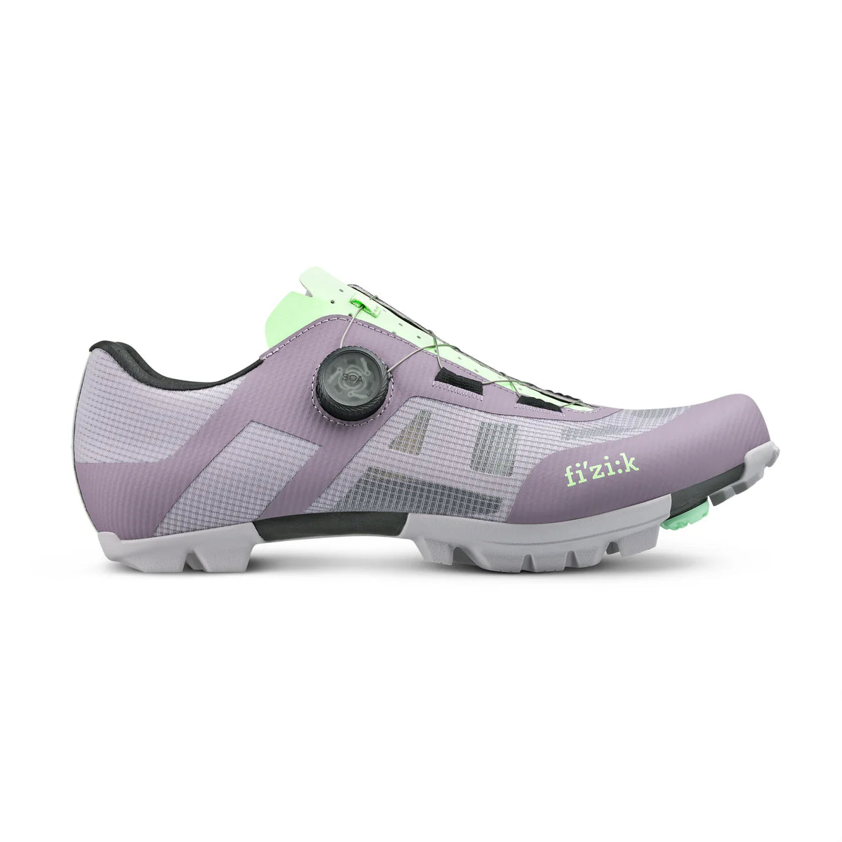 Chaussures VTT XC/Gravel FIZIK VENTO PROXY WIDE Lavande/Vert
