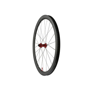 Roue avant HOPE RX40 700C carbone, moyeu Pro 5 Rouge