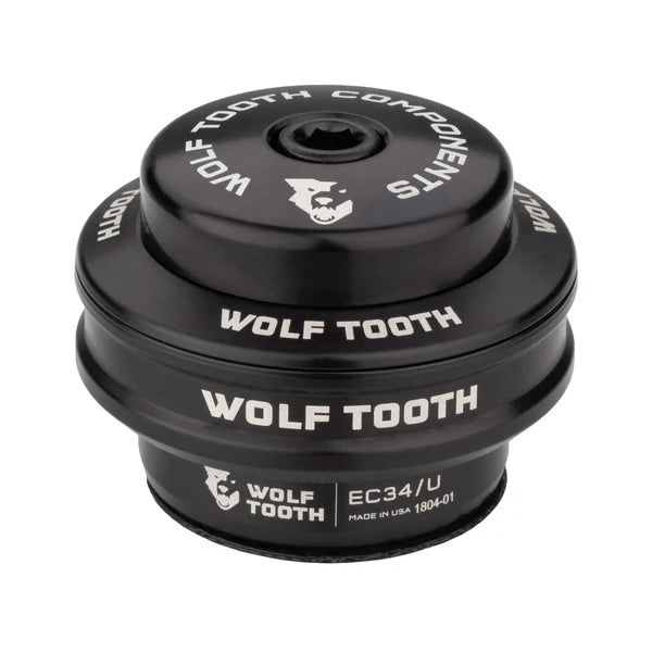 Cuvette Haute pour Jeu de Direction Externe WOLF TOOTH PERFORMANCE 1"1/8 EC34 Stack 16 mm Noir