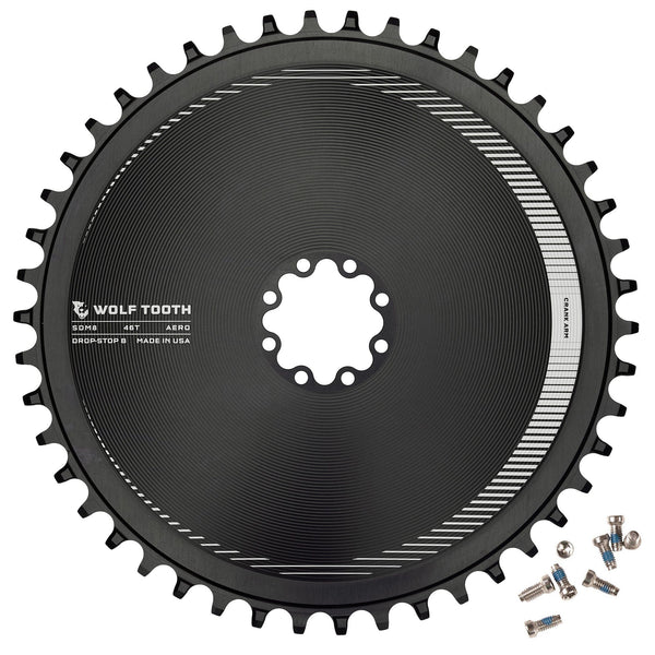 Plateau Mono 12/13V WOLF TOOTH AERO Direct Mount Sram 8 Vis