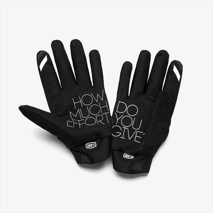 Gants 100% BRISKER Junior Orange/Noir