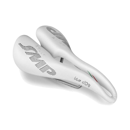 Selle SMP LITE 209 Largeur 139mm Rails Inox Blanc