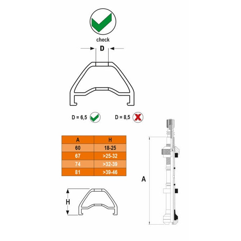 Kit 2 Valves Contrôleur de Pression SKS GERMANY AIRSPY TL  S 60 mm