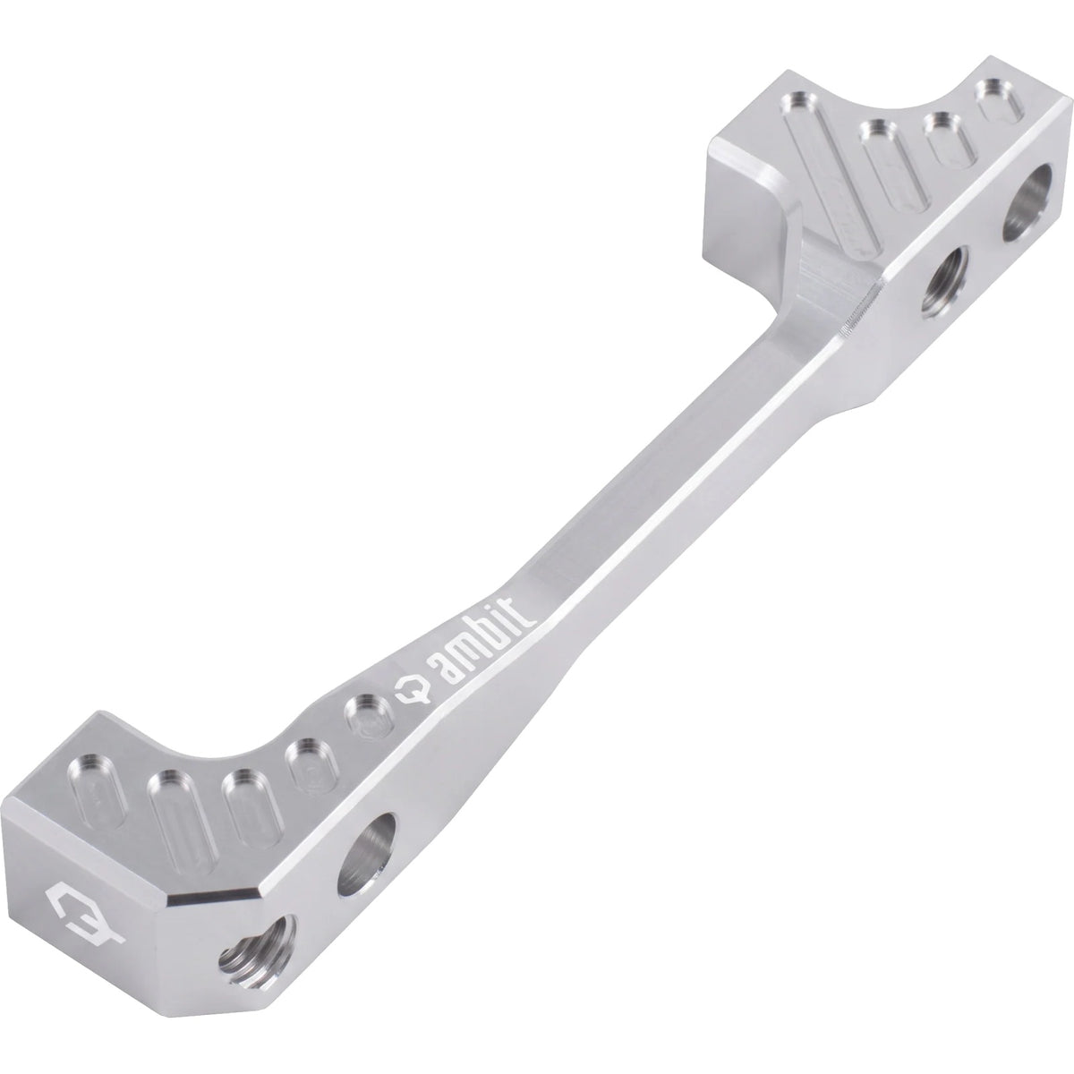 Adaptateur Etrier Avant / Arrière PM/PM AMBIT +40mm Argent