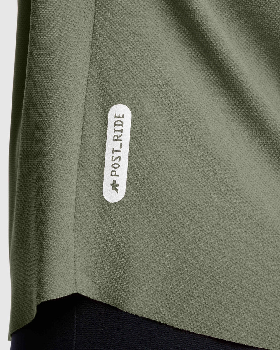 Maillot ASSOS TACTICA POST RIDE T5 Manches Courtes Femme Vert