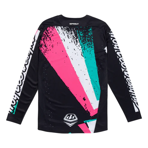 Maillot TROY LEE DESIGNS SPRINT FULL PULL Manches Longues Noir