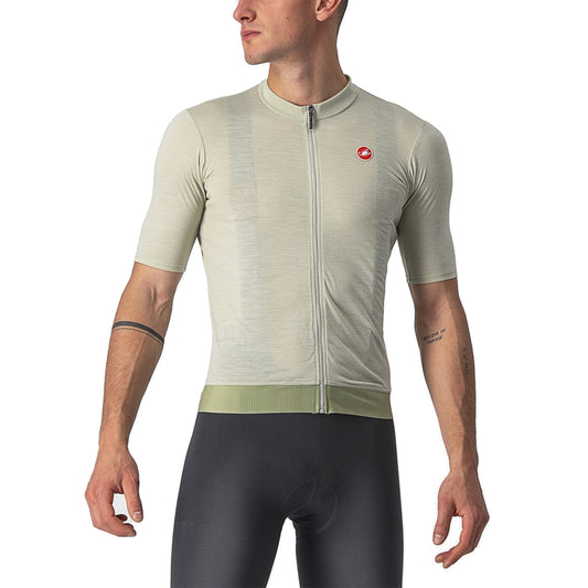 Maillot CASTELLI ESSENZA Manches Courtes Vert