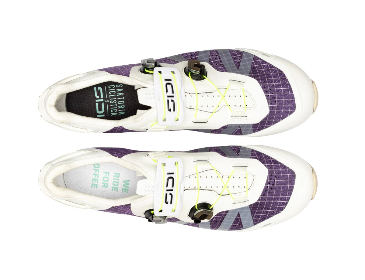 Chaussures VTT XC/Gravel SIDI COFFEE GRINDER 2 Blanc/Violet