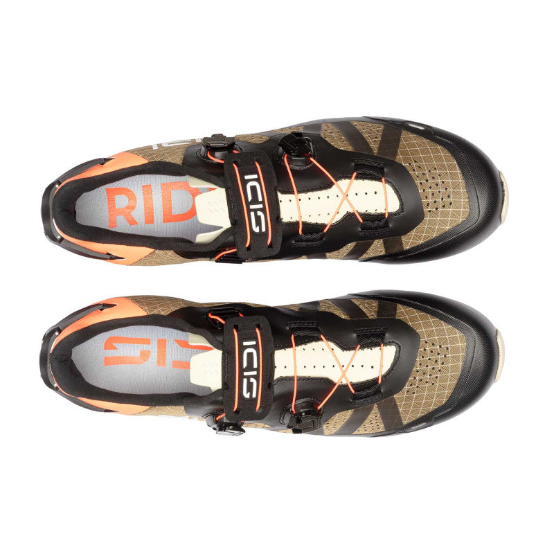 Chaussures VTT XC/Gravel SIDI AERON Marron/Noir/Orange
