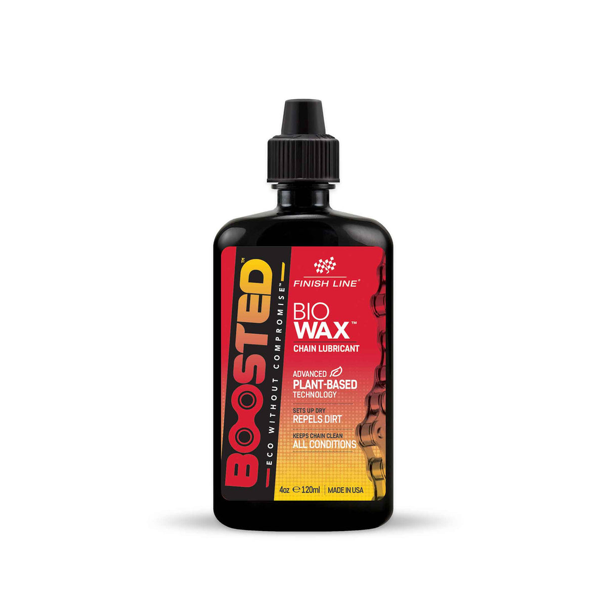 Lubrifiant pour Chaîne FINISH LINE BOOSTED™ BIO WAX (120 ml)