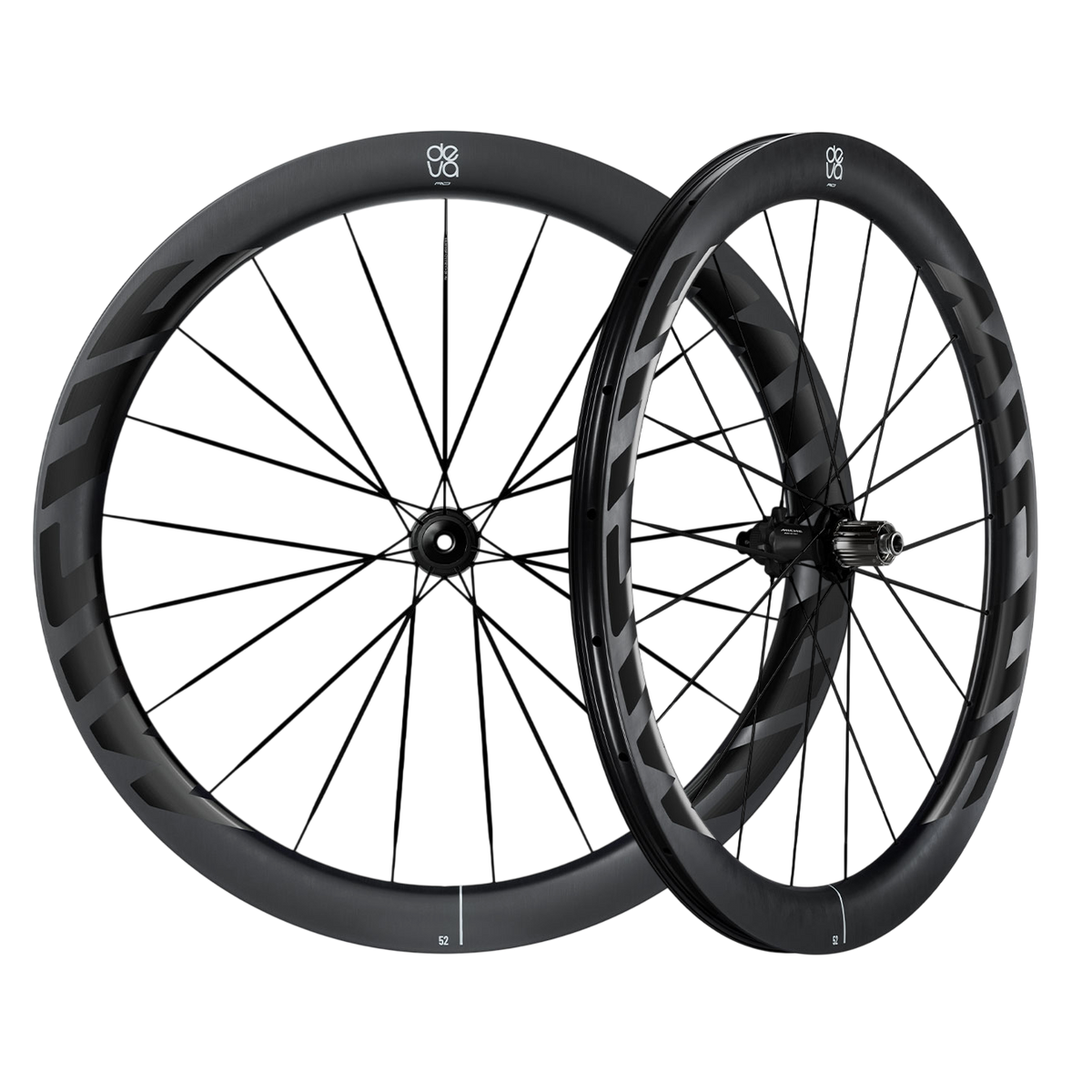 Paire de Roues MICHE DEVA RD 52 Tubeless Ready (Center Lock) Noir