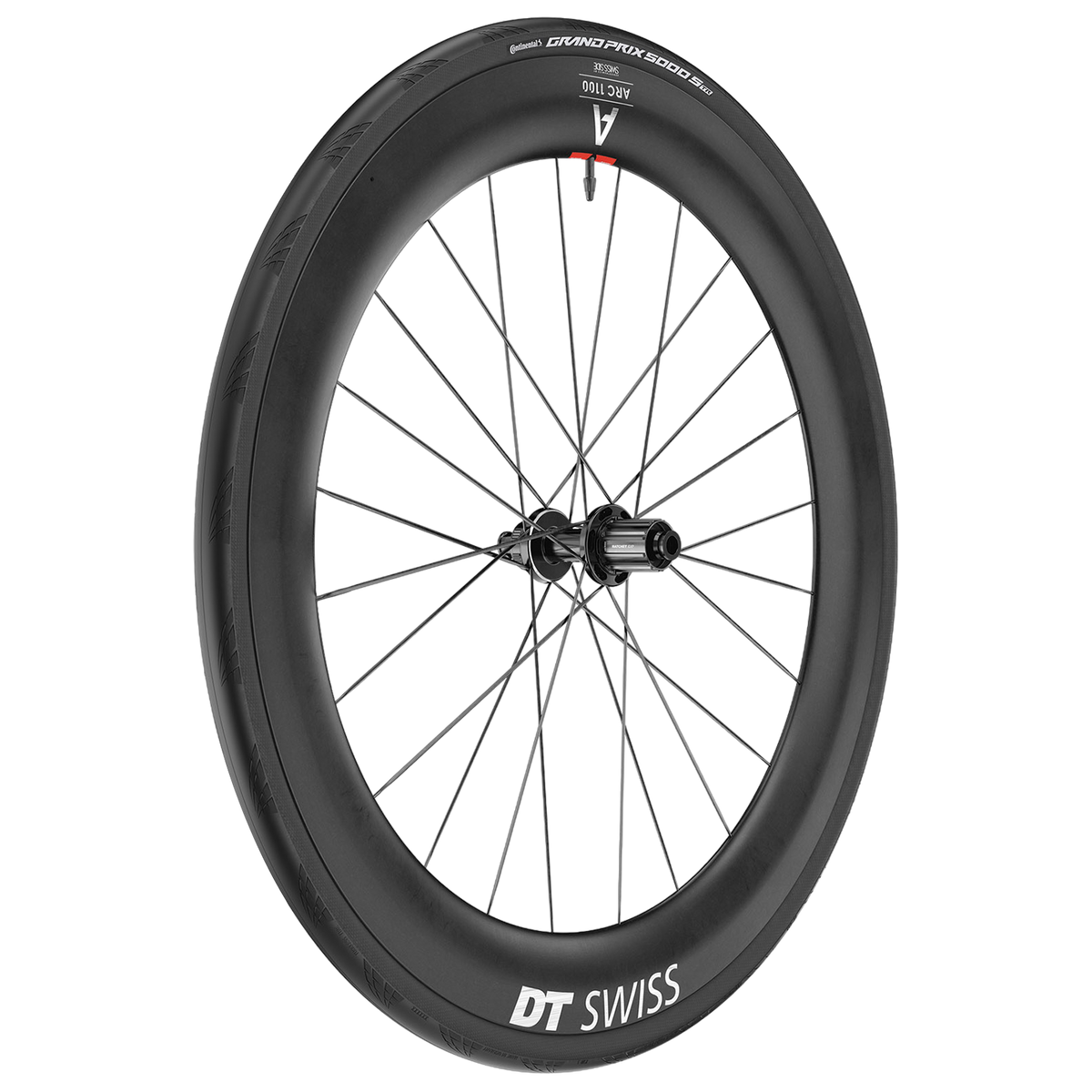 Roue Arrière DT SWISS ARC 1100 DICUT WTS 55 Tubeless Ready (Center Lock)