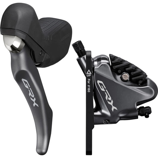 Levier Gauche et Étrier Avant SHIMANO GRX ST-RX810-LA + BR-RX810 2x11V Flat Mount