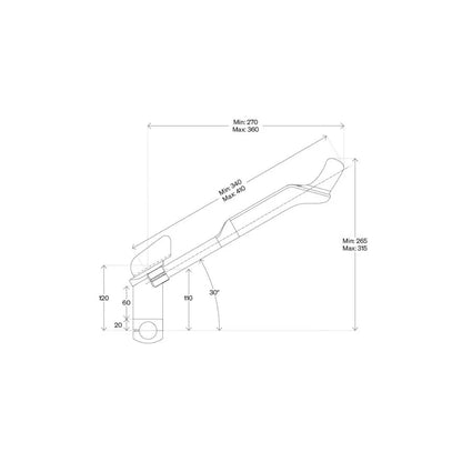 Prolongateurs de Cintre DEDA FAST PRO pour Blips Sram