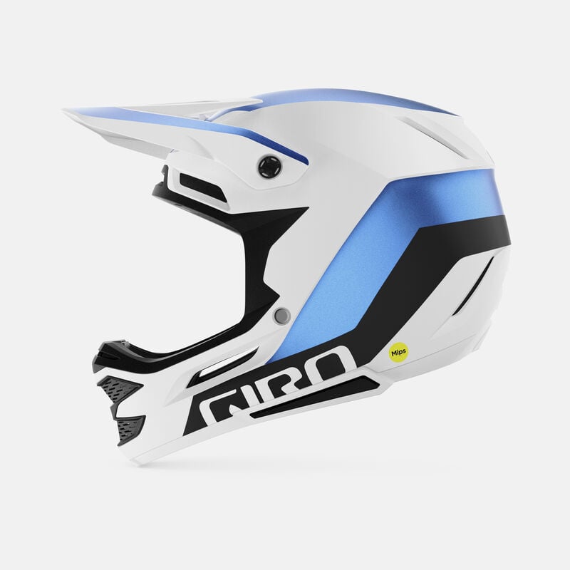 Casque VTT GIRO INSURGENT MIPS SPHERICAL Blanc Mat/Bleu