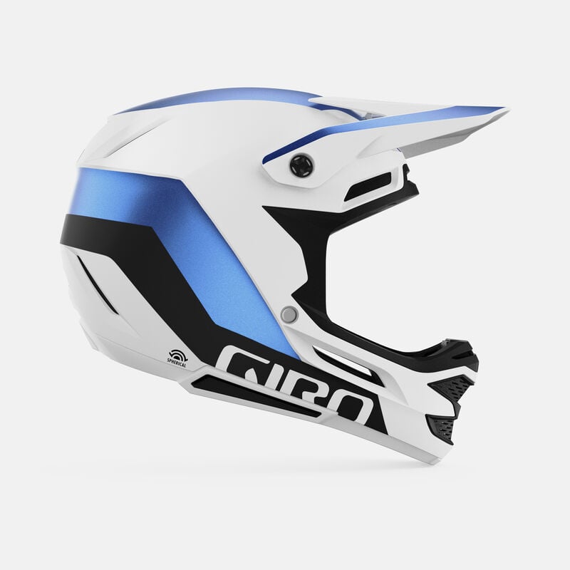Casque VTT GIRO INSURGENT MIPS SPHERICAL Blanc Mat/Bleu