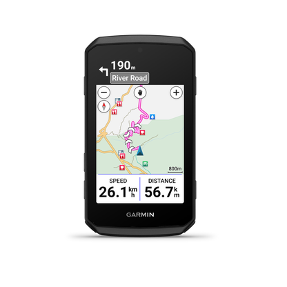 Compteur GPS GARMIN EDGE 1060 — vue de face, navigation cartographique détaillée