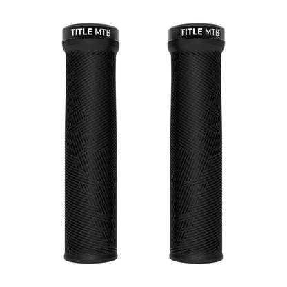 Grips Title MTB FORM Lock-On Noir - paire vue de face
