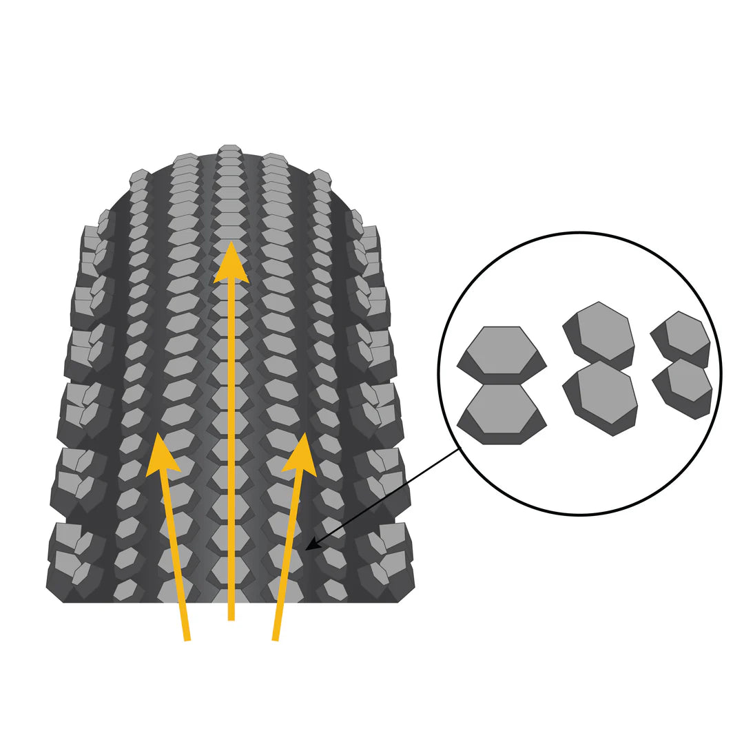 Pneu ENVE HEX 700c Tubeless Ready Beige