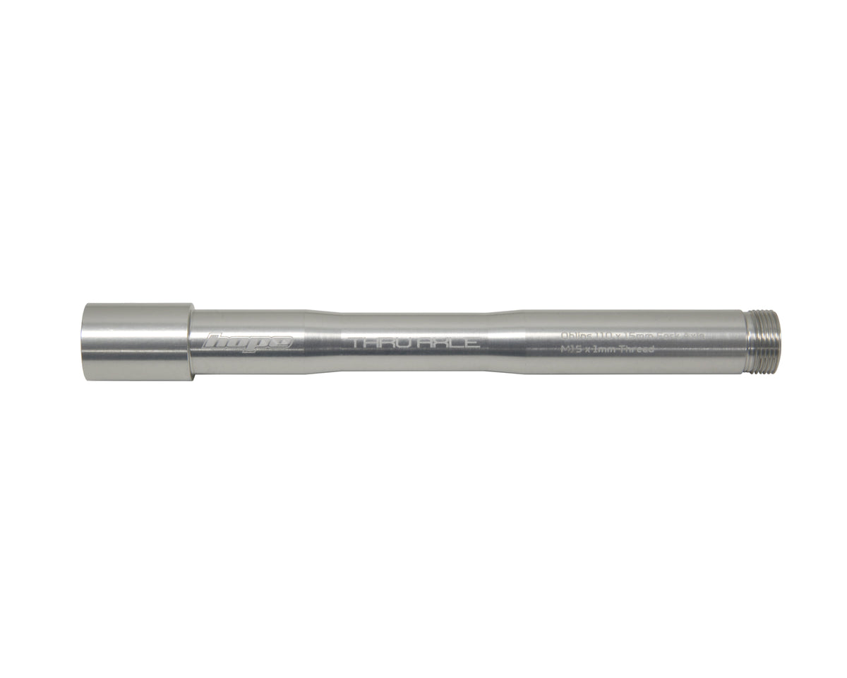 Axe de Roue Avant HOPE pour Fourche OHLINS RXF34/RXF36/RXF38 Argent