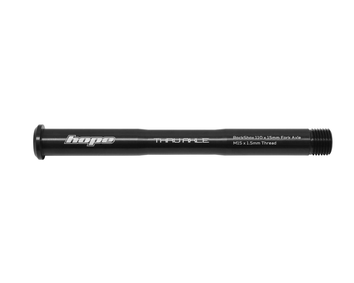Axe de Roue Avant HOPE pour Fourche ROCKSHOX Pike/Lyric/Zeb Noir