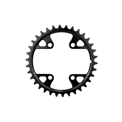 Paire de Plateaux 12V ALUGEAR AERO 110 BCD pour Shimano GRX Noir