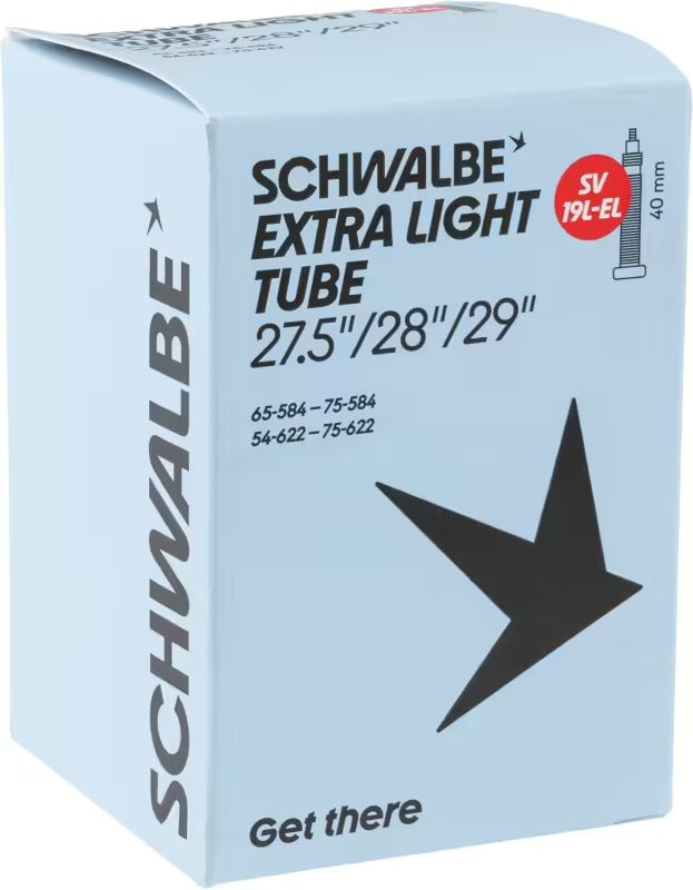 Chambre à Air SCHWALBE EXTRA LIGHT SV 19L 27.5x2.6/3.0 - 29x2.10/3.0 Presta 40 mm