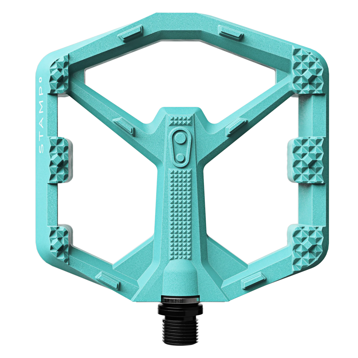 Pédales Plates CRANKBROTHERS STAMP 0 Small Turquoise