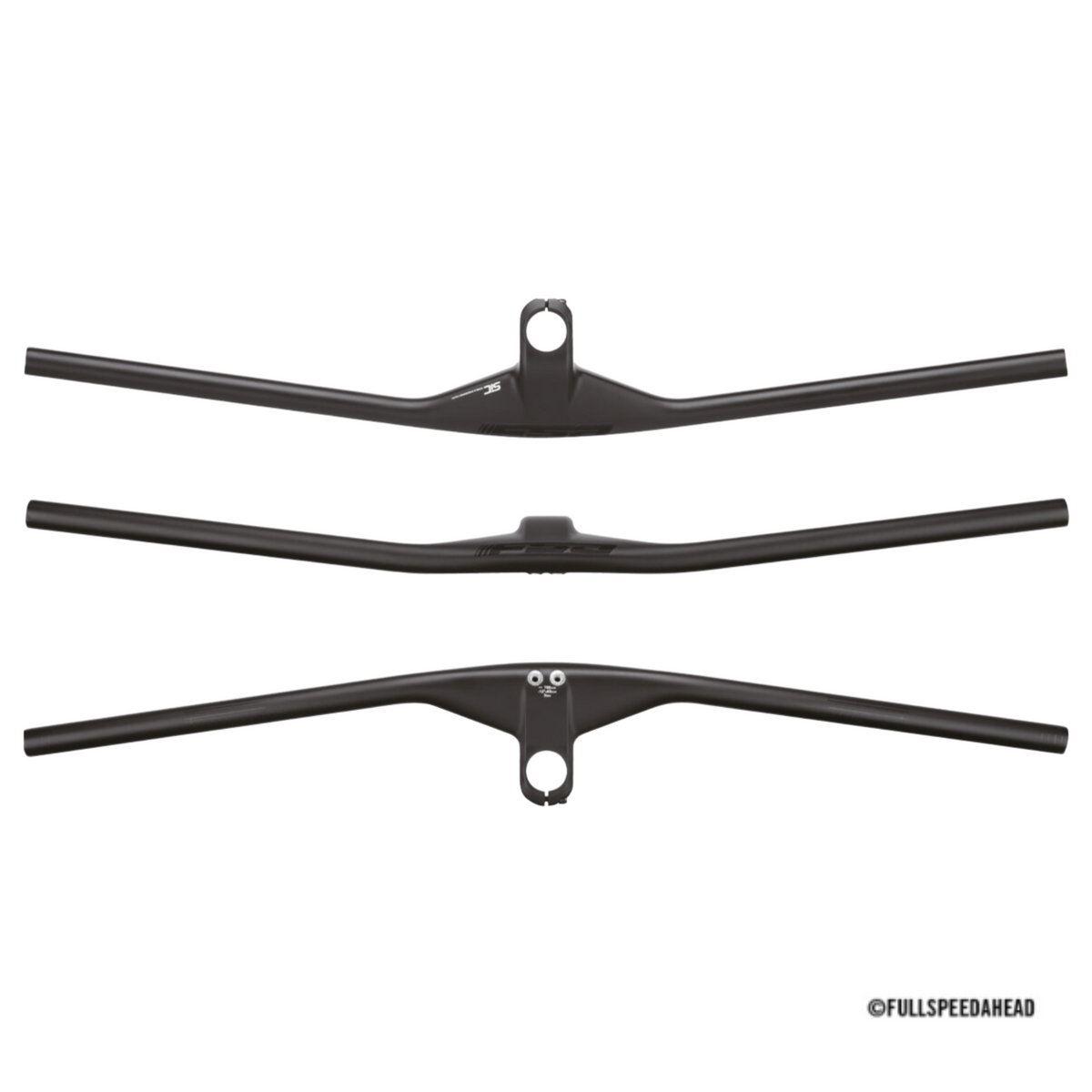 Cintre intégré FSA NS SIC Carbone Plat 60mm x 780mm Carbone