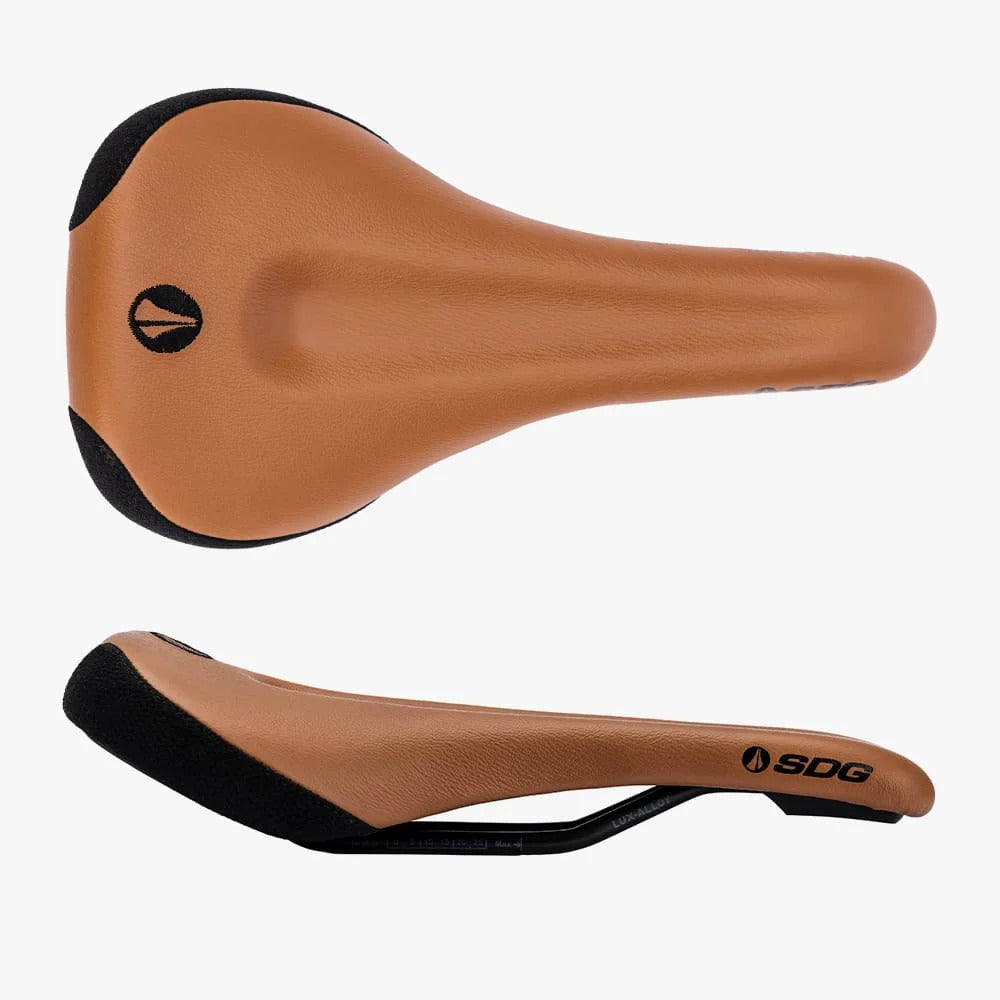 Selle SDG BEL-AIR V3 MAX Rails Lux-Alloy Cuir Marron