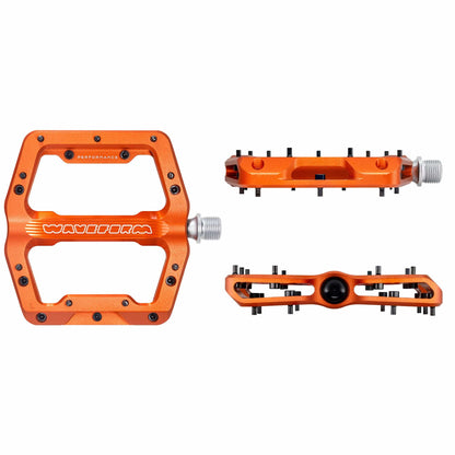 Pédales Plates WOLF TOOTH WAVEFORM PERFORMANCE Orange