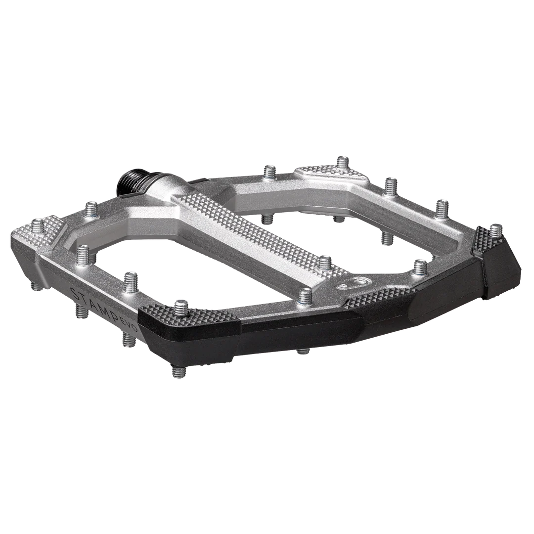 Pédales Plates CRANKBROTHERS STAMP EVO Large Argent