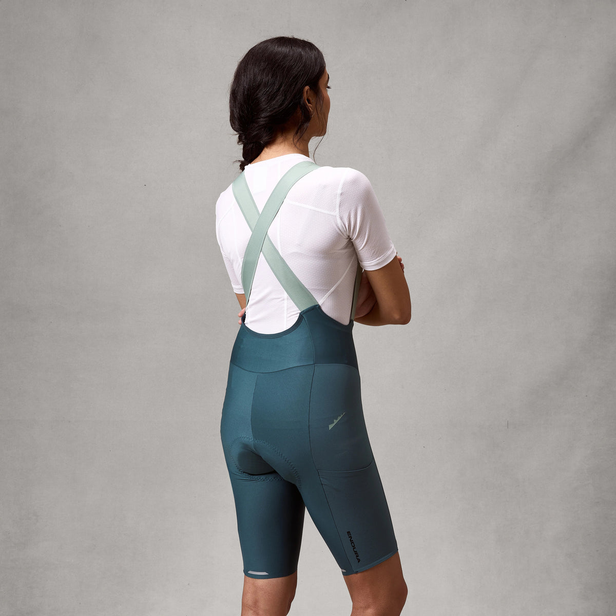 Cuissard Court à Bretelles ENDURA ALLTRACK RIDE Femme Teal