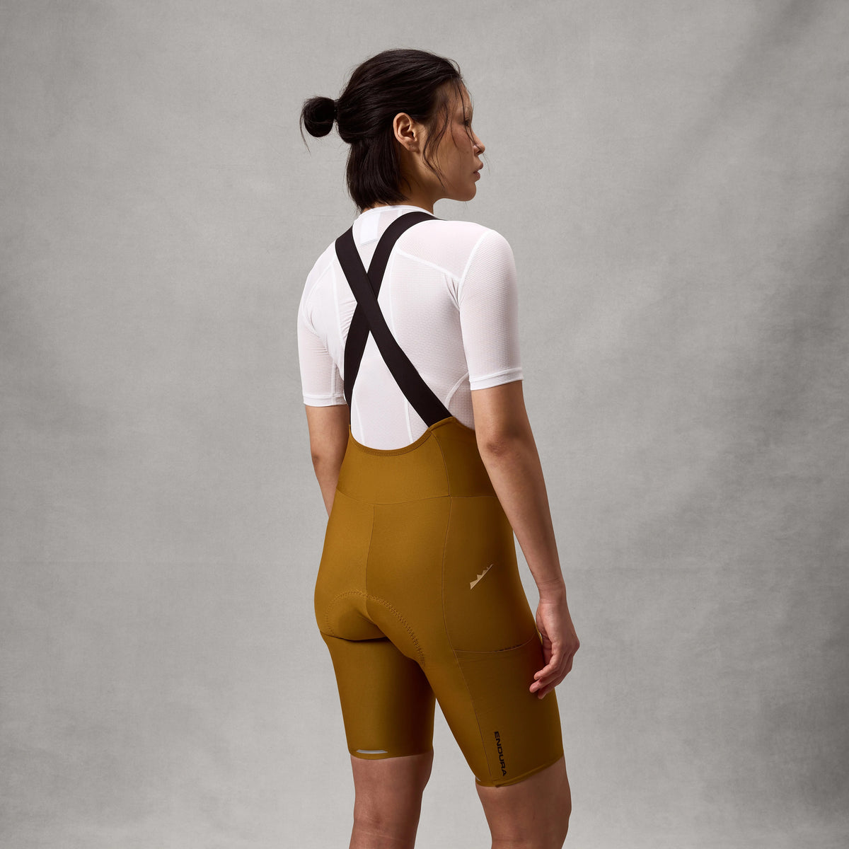 Cuissard Court à Bretelles ENDURA ALLTRACK RIDE Femme Bronze