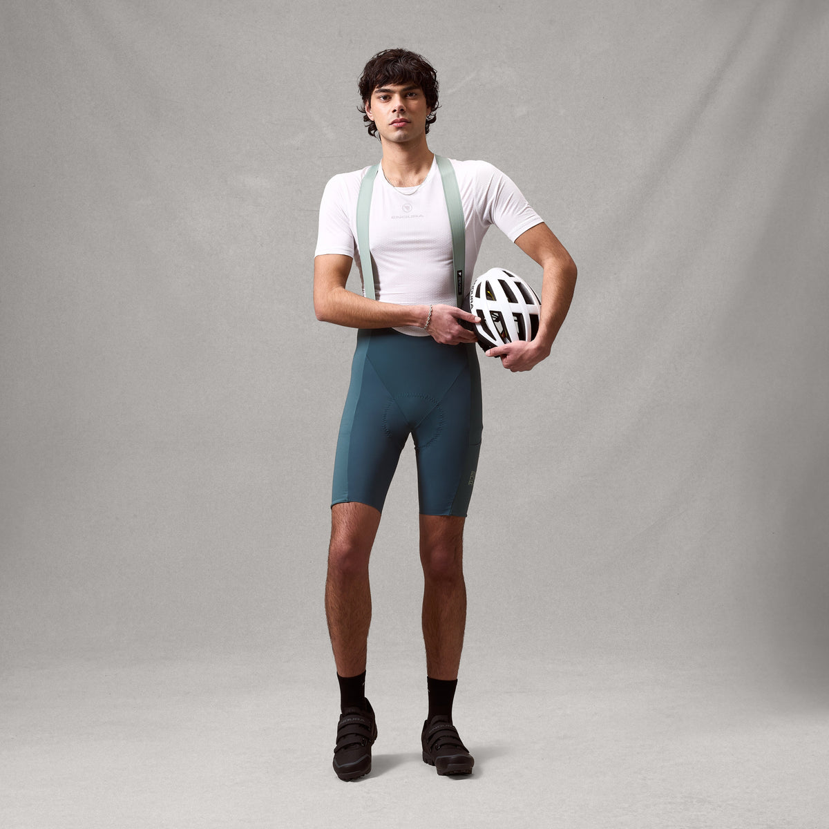 Cuissard Court à Bretelles ENDURA ALLTRACK RIDE Teal