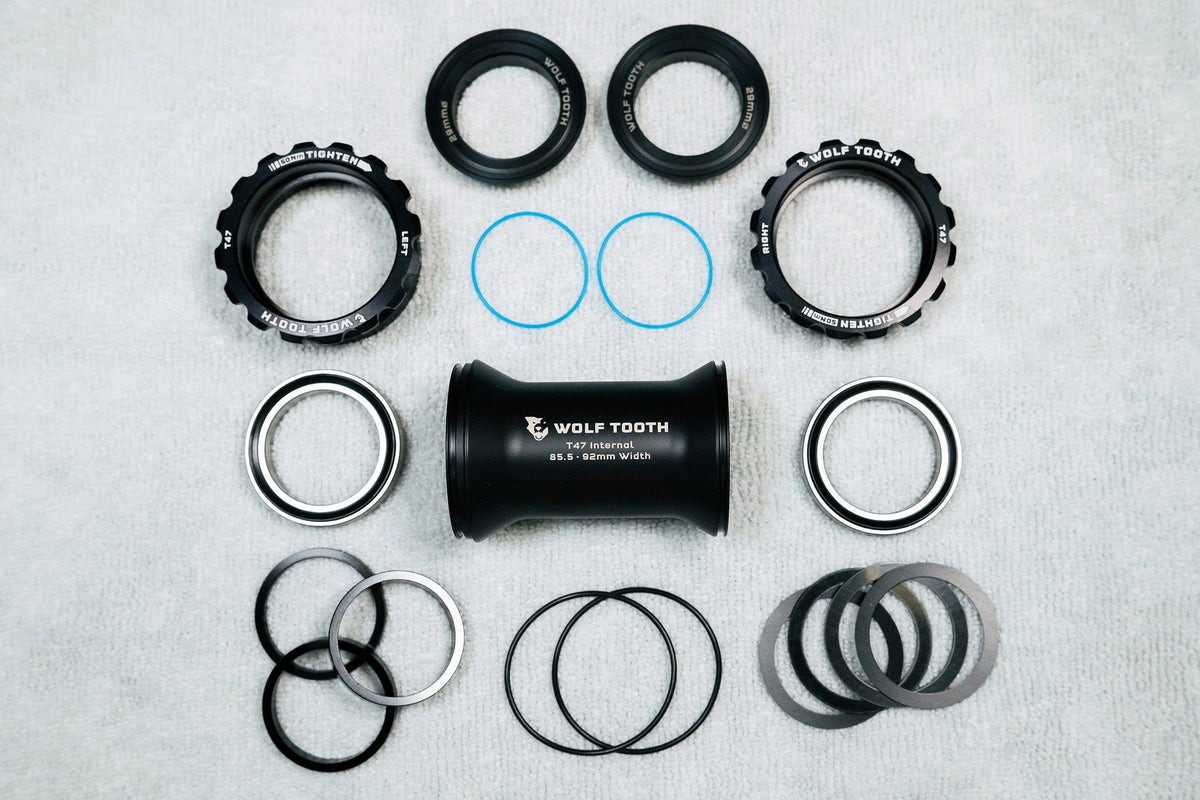 Boitier de Pédalier WOLFTOOTH T47i Interne 29mm SRAM DUB Noir