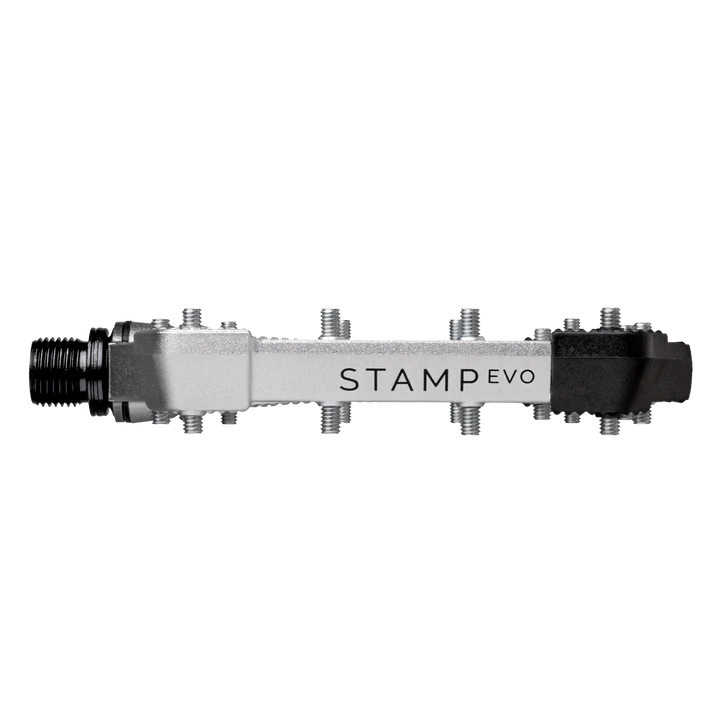 Pédales Plates CRANKBROTHERS STAMP EVO Large Argent