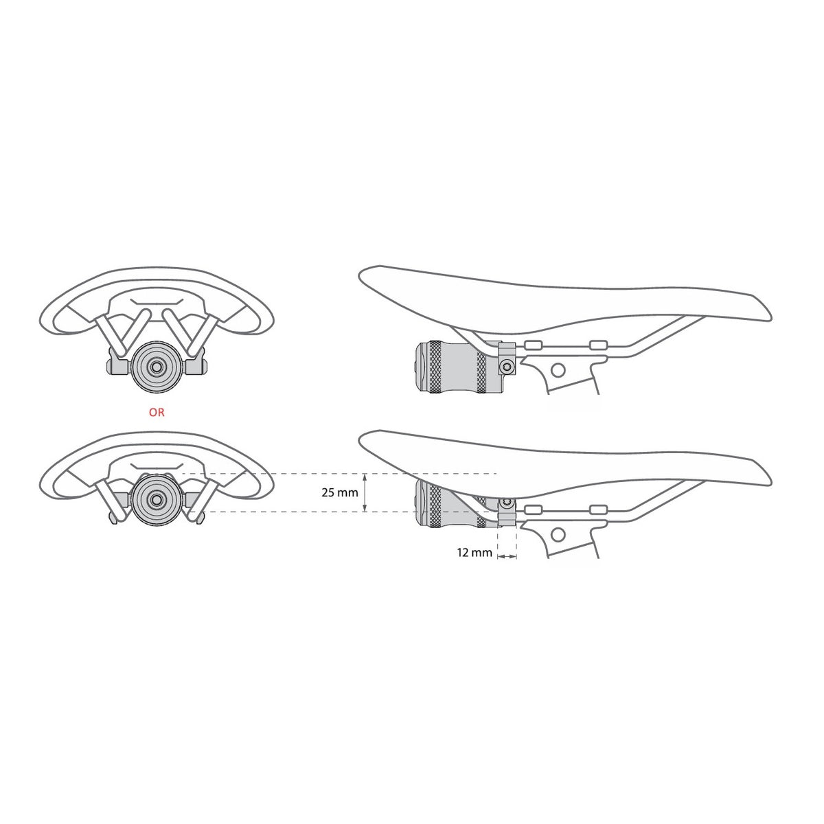 Eclairage Arrière LEZYNE SADDLE Ai ALERT 250