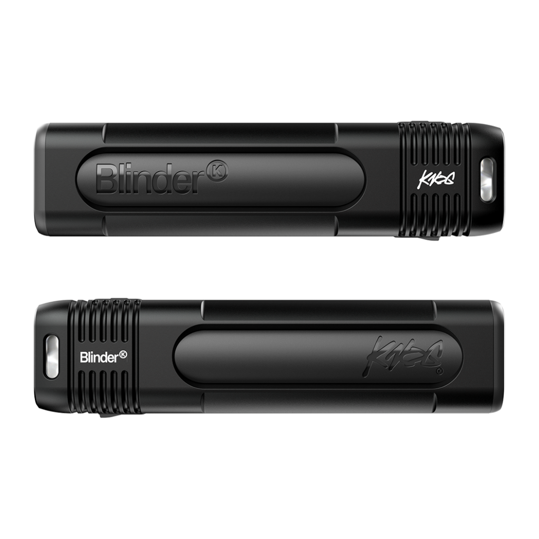 Éclairage Avant KNOG BLINDER PRO 700 — vues du dessus et du dessous