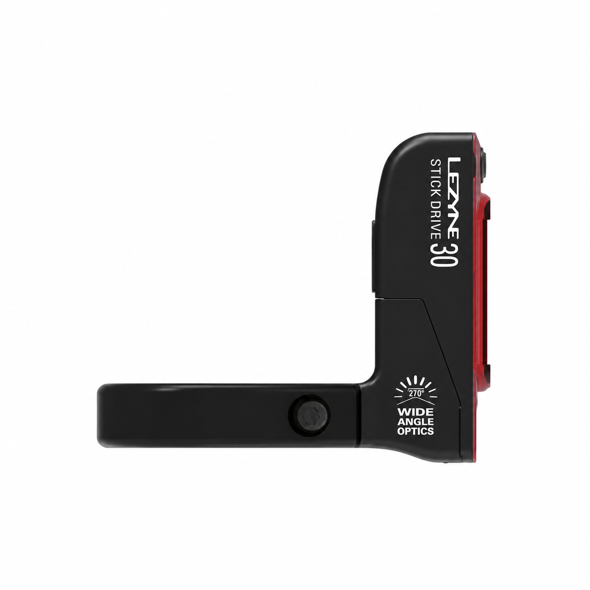 Éclairage Arrière LEZYNE STICK DRIVE Noir — profil et fixation