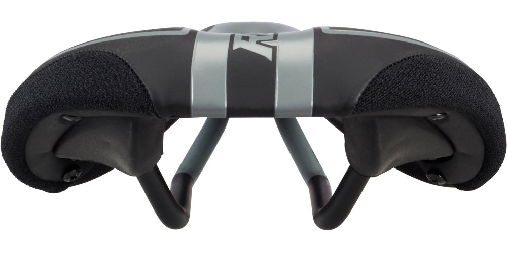 Selle REVERSE COMPONENTS AM ERGO Rails CrMo Noir/Blanc — vue arrière noir/blanc